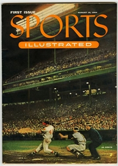 The First (4) Original Sports Illustrated Magazines